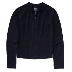 Crest Zip Up Long Sleeve Surf Shirt UPF 40