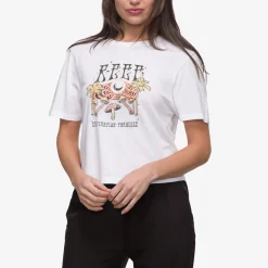 Poster Child Short Sleeve Crop Tee